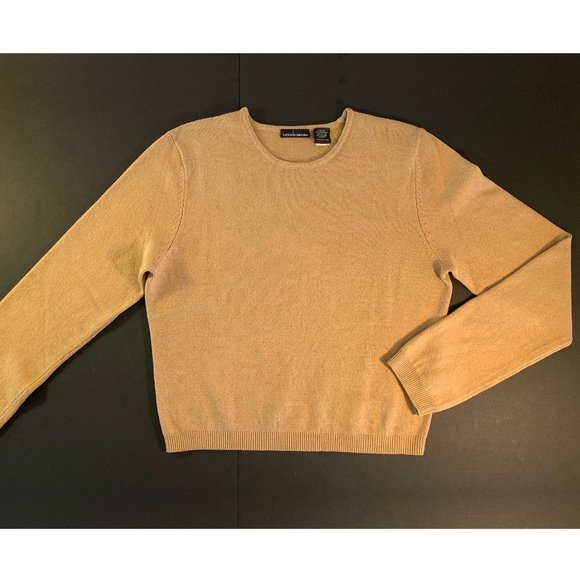 Moda International vintage silk & cashmere crewneck sweater - Picture 6 of 8